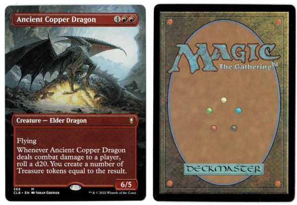 Ancient Copper Dragon Borderless From Commander Legends Battle For