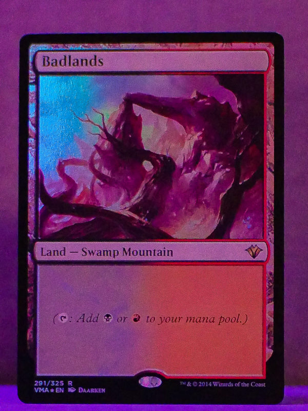 FOIL Badlands from Vintage Masters MTG Proxy 