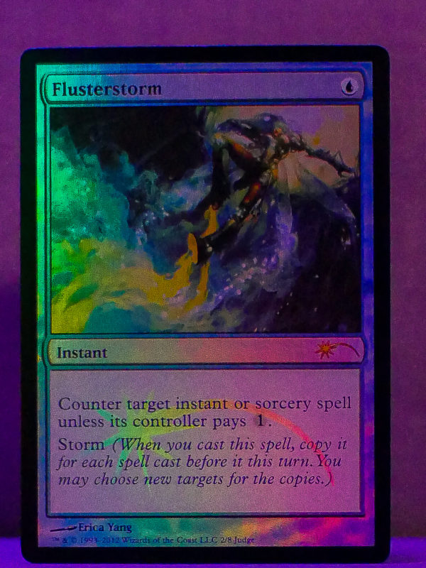 FOIL Flusterstorm from Judge Promo MTG Proxy 