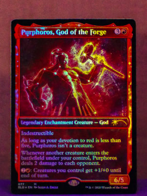 FOIL Purphoros, God of the Forge from Secret Lair Drop Series Magic the ...