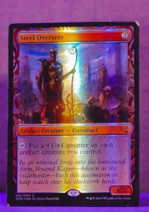 FOIL Steel Overseer from Kaladesh Inventions MTG Proxy