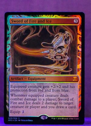 FOIL Sword of Fire and Ice from Kaladesh Invention MTG Proxy