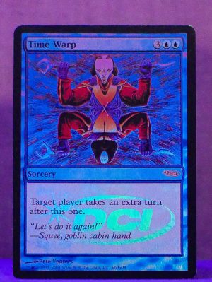 FOIL Time Warp from Judge Promo MTG Proxy