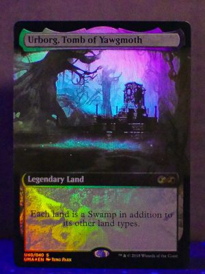 FOIL Urborg, Tomb of Yawgmoth from Ultimate Masters Box Topper MTG Proxy