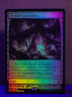 FOIL Verdant Catacombs from Zendikar Expedition MTG Proxy