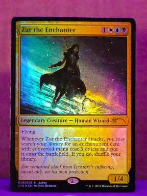 FOIL Zur the Enchanter from Judge Gift 2016 MTG Proxy