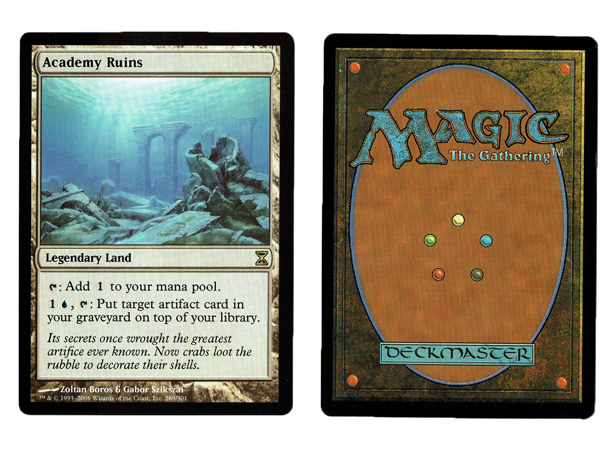 Academy Ruins From Modern Masters Magic The Gathering Mtg Proxy Card