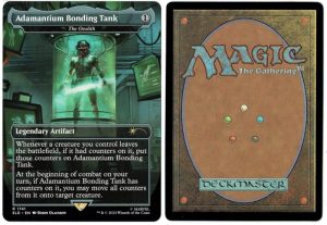 Adamantium Bonding Tank (The Ozolith) from Secret Lair Drop Series Magic the Gathering Proxy