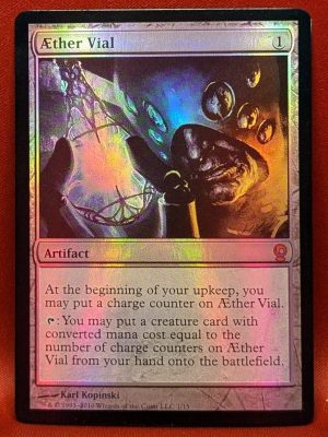 FOIL Aether Vial from the Vault: Relics MTG Proxy