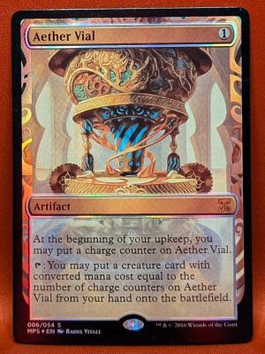 FOIL Aether Vial from Kaladesh Invention MTG Proxy