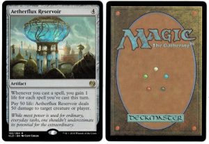 Aetherflux Reservoir from Kaladesh Magic the Gathering Proxy