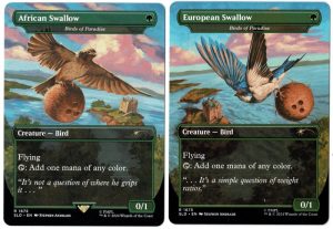 African Swallow - Birds of Paradise from Secret Lair Drop Series MTG Proxy