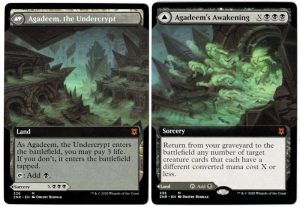 Agadeem's Awakening (Extended Art) from Zendikar Rising Magic the Gathering Proxy