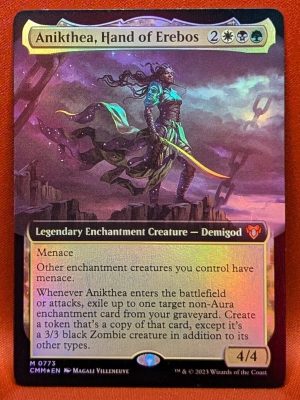 FOIL Anikthea, Hand of Erebos (Extended Art) from Commander Masters MTG Proxy