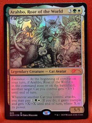 FOIL Arahbo, Roar of the World from Secret Lair Drop Series MTG Proxy