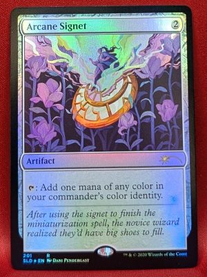 FOIL Arcane SIgnet (201) from Secret Lair Drop Series Magic the Gathering Proxy