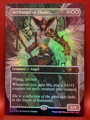 FOIL Archangel of Thune from Secret Lair Drop Series MTG Proxy