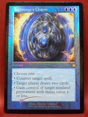 FOIL Archmage’s Charm (Retro Frame) from Modern Horizons Magic the Gathering Proxy