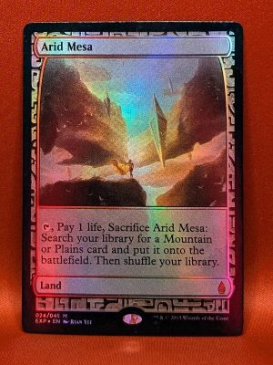 FOIL Arid Mesa from Zendikar Expedition MTG Proxy