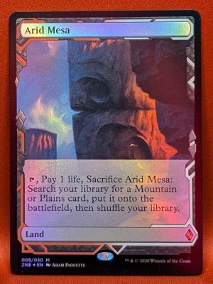 FOIL Arid Mesa from Zendikar Rising Expedition MTG Proxy