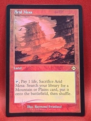 ETCHED FOIL Arid Mesa (Retro Frame) from Modern Horizons 2 MTG Proxy