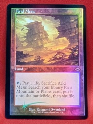 FOIL Arid Mesa (Retro Frame) from Modern Horizons 2 Magic the Gathering Proxy