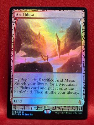 FOIL Arid Mesa from Zendikar Expedition Magic the Gathering Proxy