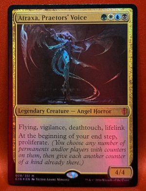 FOIL Atraxa, Praetors' Voice from Commander 2016 MTG Proxy