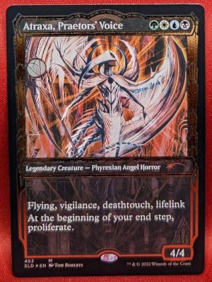 RAISED FOIL Atraxa, Praetor's Voice (Gilded) from Secret Lair Drop MTG Proxy