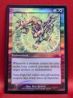 FOIL Aura Shards from Invasion Magic the Gathering Proxy