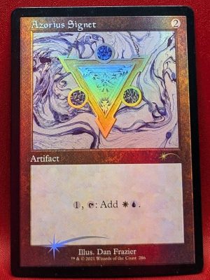 FOIL Azorius Signet from Secret Lair Drop Series Magic the Gathering Proxy