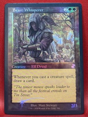 FOIL Beast Whisperer from Time Spiral: Remastered Magic the Gathering Proxy