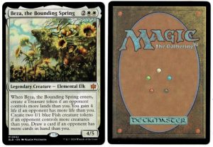 Beza, the Bounding Spring from Bloomburrow MTG Proxy