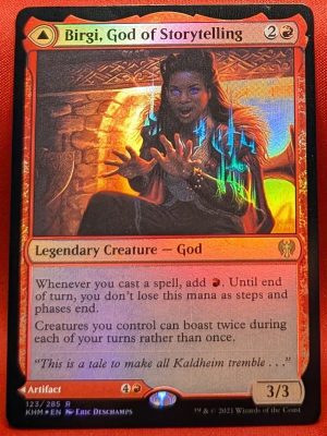 FOIL Birgi, God of Storytelling from Kaldheim MTG Proxy