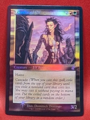 FOIL Bloodbraid Elf from Time Spiral: Remastered Magic the Gathering Proxy