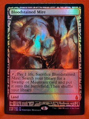 FOIL Bloodstained Mire from Zendikar Expedition MTG Proxy