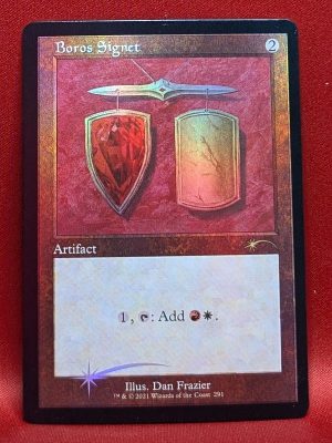 FOIL Boros Signet from Secret Lair Drop Series Magic the Gathering Proxy