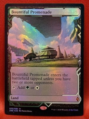 FOIL Bountiful Promenade from Zendikar Rising Expedition MTG Proxy