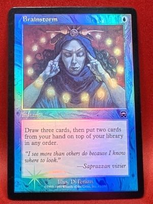 FOIL Brainstorm from Mercadian Masques Magic the Gathering Proxy