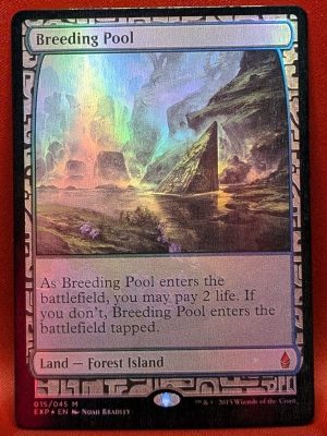 FOIL Breeding Pool from Zendikar Expedition MTG Proxy