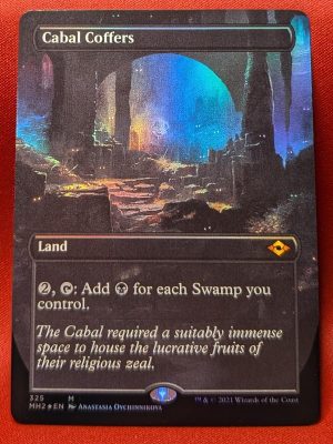 FOIL Cabal Coffers (Borderless) from Modern Horizons 2 MTG Proxy