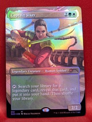 FOIL Captain Sisay from Secret Lair Drop Series MTG Magic the Gathering Proxy