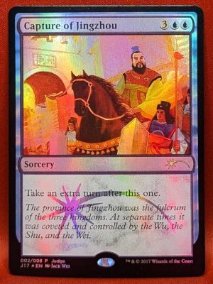 FOIL Capture of Jingzhou from Judge Promo MTG Proxy