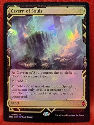 FOIL Cavern of Souls from Zendikar Rising Expedition MTG MTG Proxy