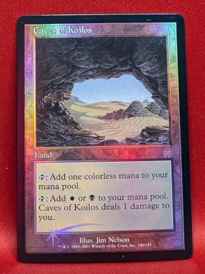 FOIL Caves of Koilos from Apocalypse Magic the Gathering Proxy