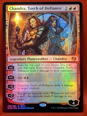 FOIL Chandra, Torch of Defiance from Kaladesh MTG Proxy