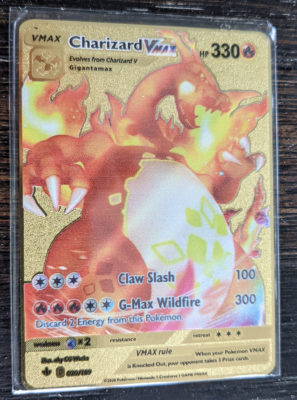 golden charizard 1997 toy