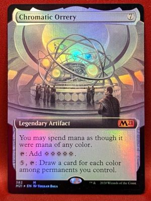 FOIL Chromatic Orrery (Extended Art) from Core Set 2021 MTG Proxy