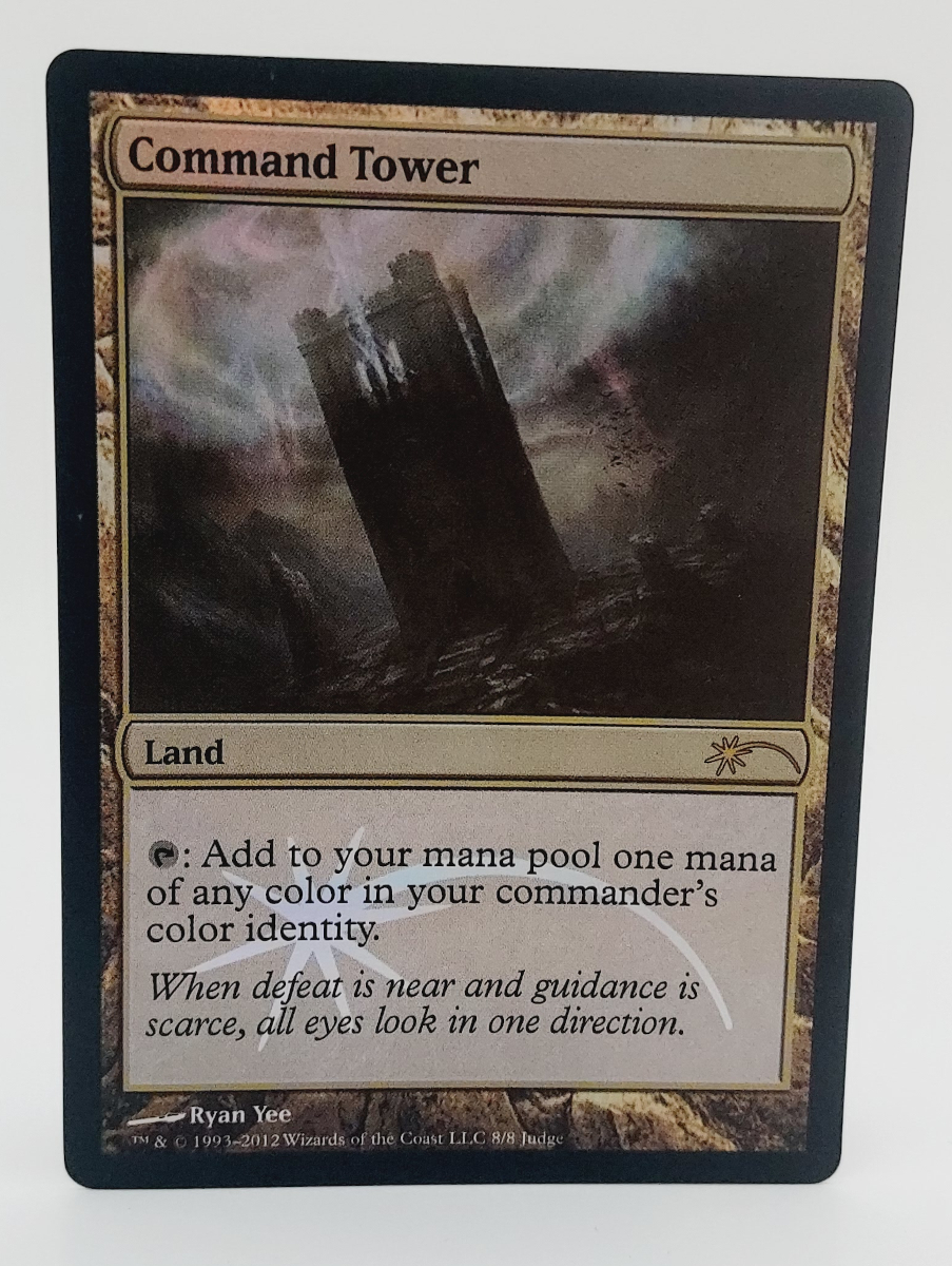 FOIL Command Tower from Judge Promo Proxy