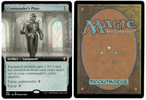 Commander's Plate (Extended Art) from Commander Legends Magic the Gathering Proxy